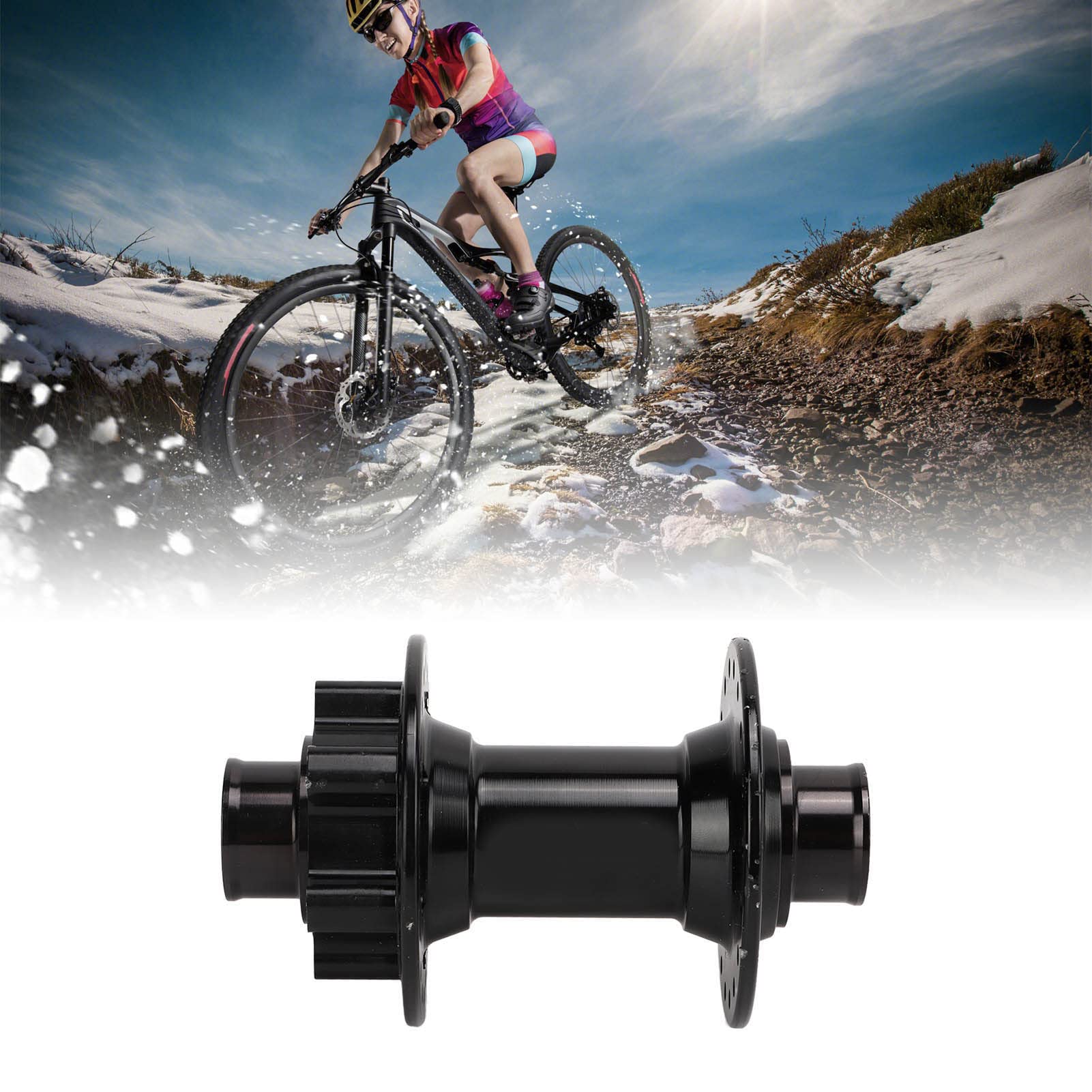 36 Holes MTB Disc Brake Hub - Lightweight Aluminum Alloy Bicycle Hub with High-Speed Bearings for Road & Mountain Bikes - Perfect for Trail Riding, Commuting & Off-Road Cycling