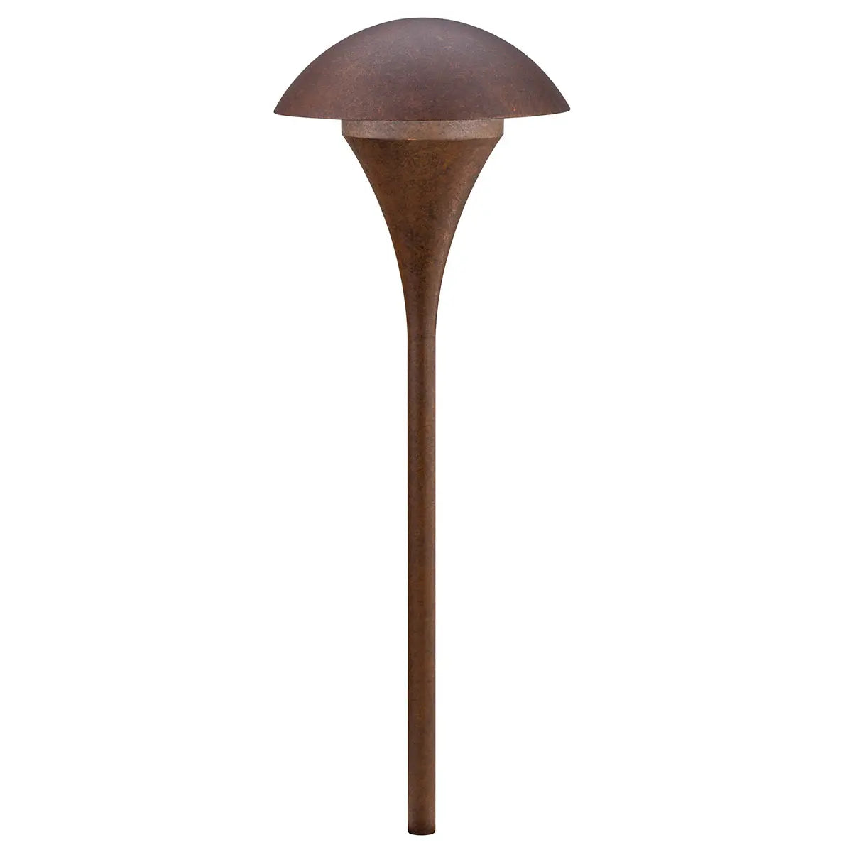 120V Large Eclipse Path Light - Textured Tannery Bronze Outdoor Lighting for Garden, Walkway, and Landscape Illumination