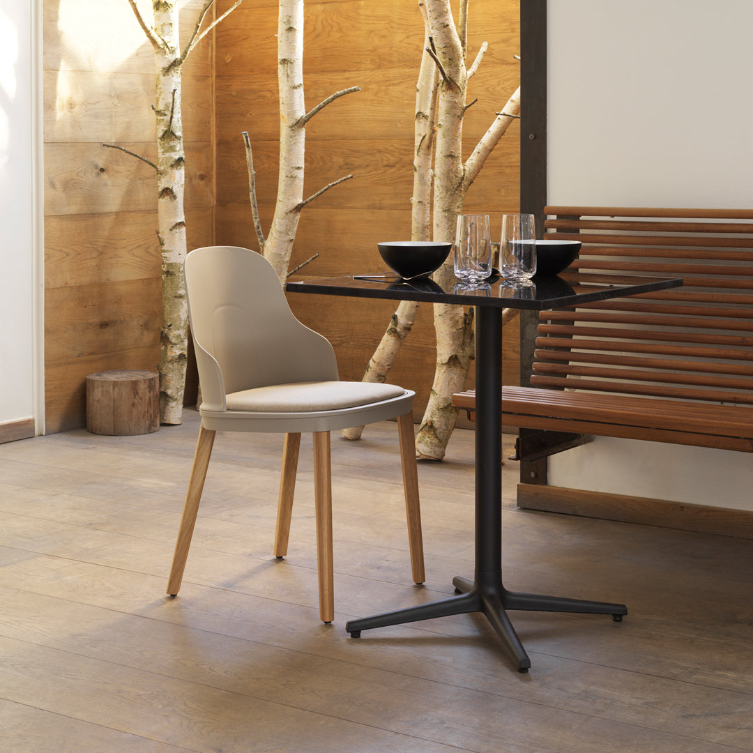 Allez Square Outdoor Cafe Table - Durable Weatherproof Bistro Table for Patio, Garden, Restaurant & Coffee Shop - Perfect for Dining, Relaxing & Entertaining Outdoors