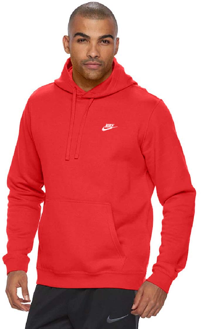 Nike Men's Sportswear Club Fleece Pullover Hoodie - Comfortable Casual Wear for Gym, Running & Everyday Use