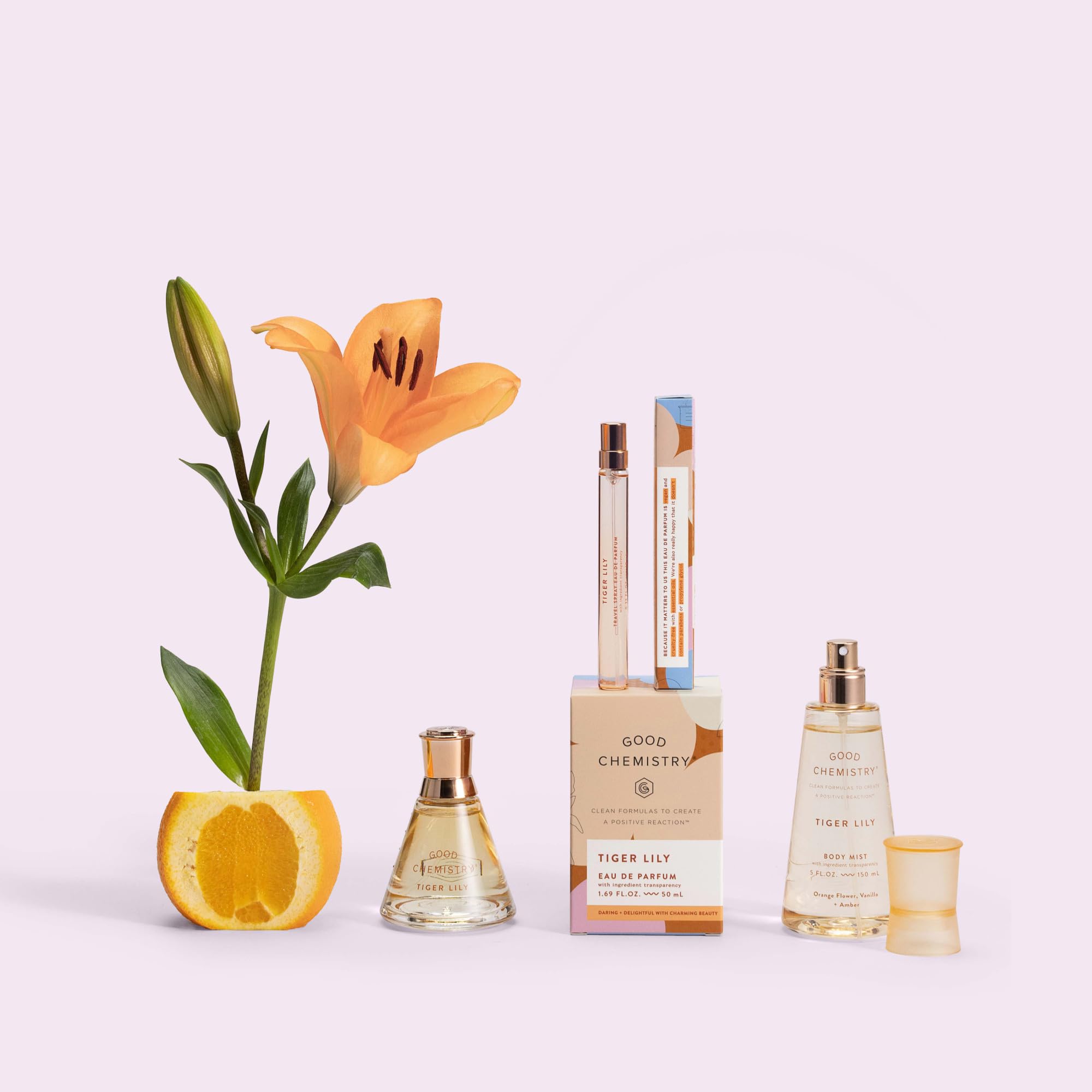 Good Chemistry Tiger Lily Body Mist - Floral Perfume Spray for Women, Long-Lasting Fragrance, Vegan & Cruelty-Free - Perfect for Daily Wear, Date Nights & Special Occasions