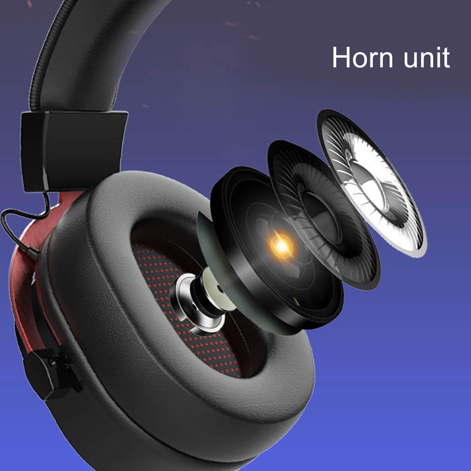 Annadue Wired & Wireless Gaming Headset with Noise Cancelling Mic - Stereo Bluetooth Computer Headphones for PC, Laptop - Perfect for Gaming, Streaming & Online Meetings