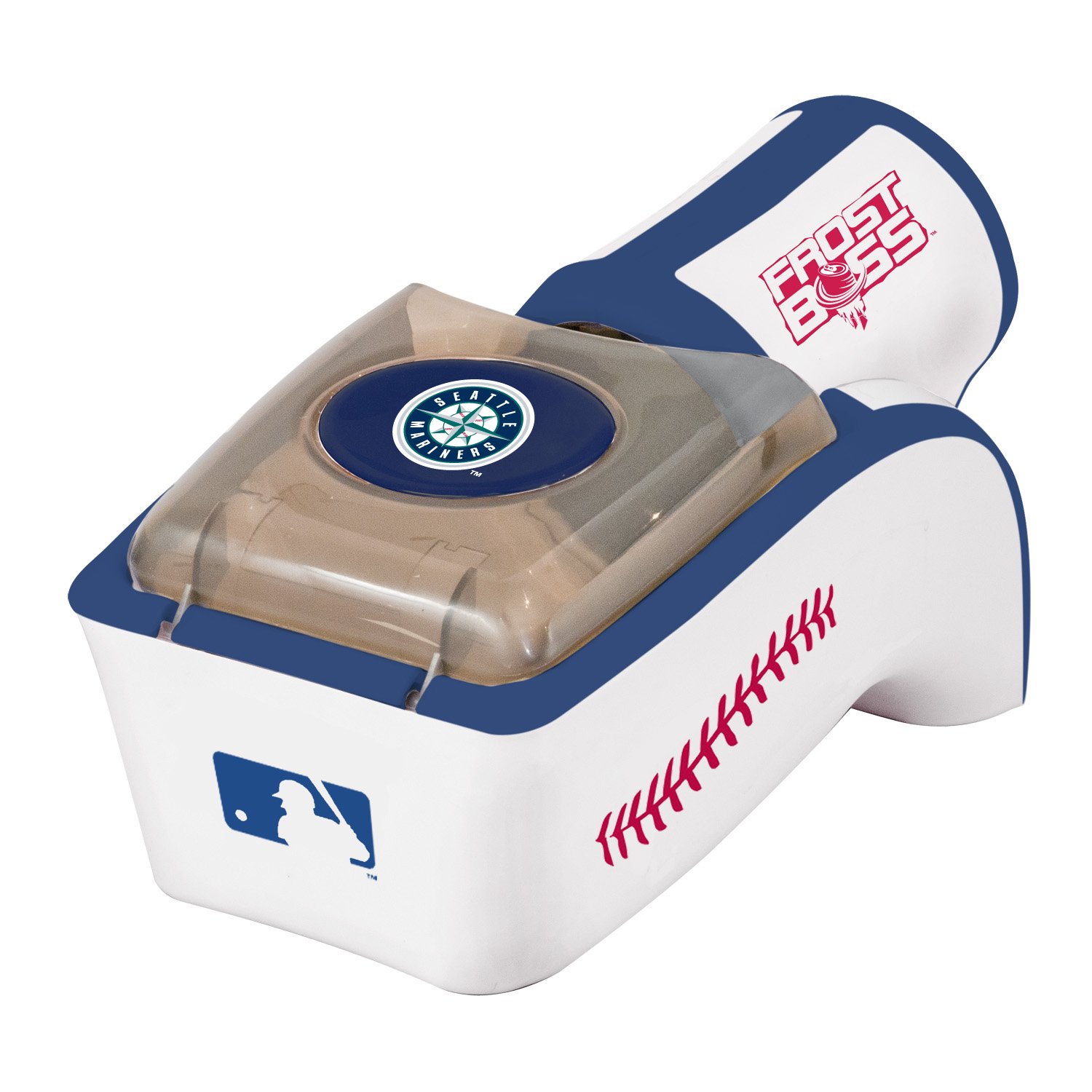 MLB Seattle Mariners Frost Boss Can Cooler - Insulated Beer Koozie for Baseball Fans - Keep Drinks Cold at Games, Tailgates & BBQs
