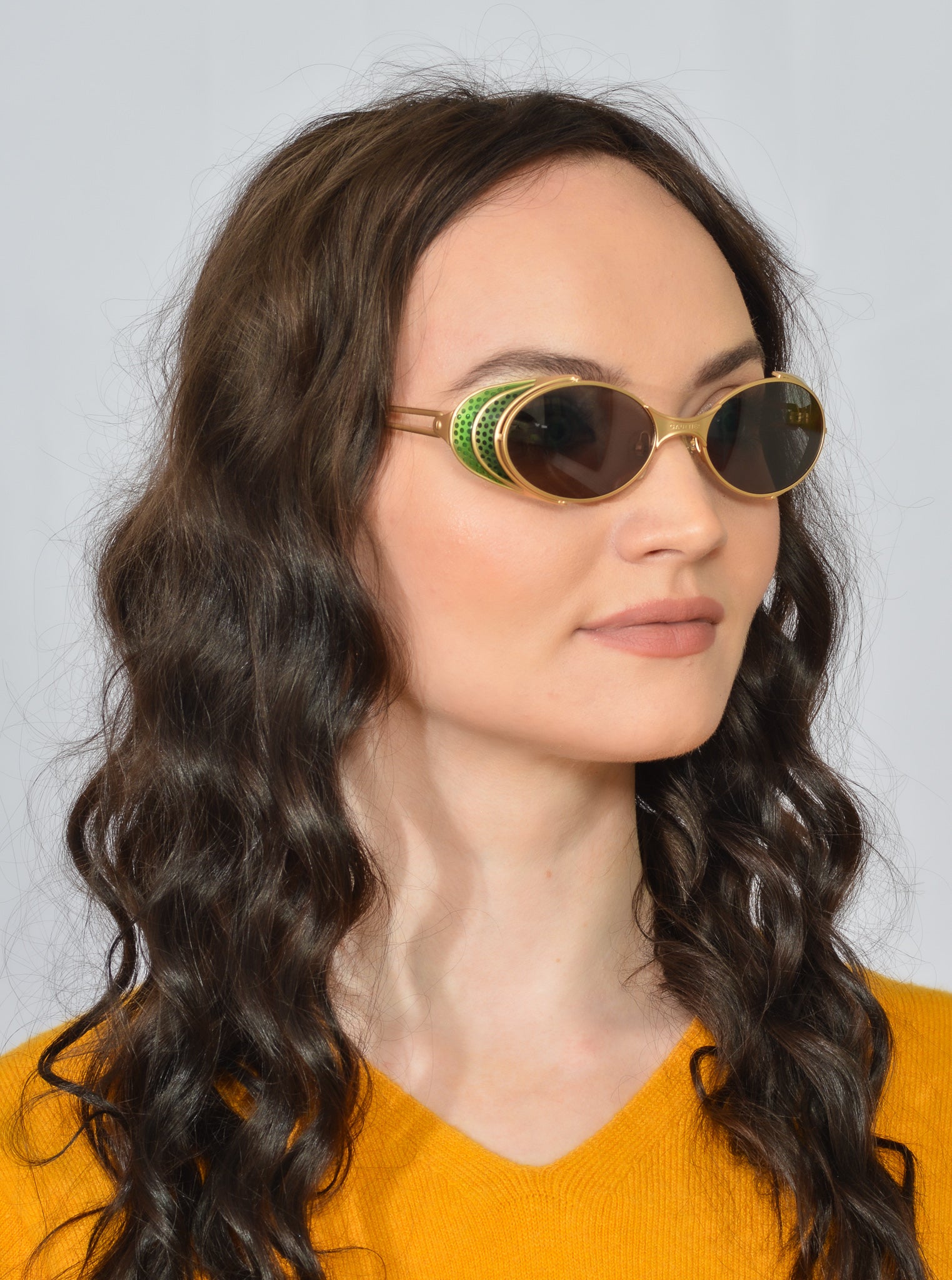 Jean Paul Gaultier 56 5109 Sunglasses - Luxury Designer Shades for Men & Women - UV Protection & Polarized Lenses - Perfect for Driving, Beach & Outdoor Activities