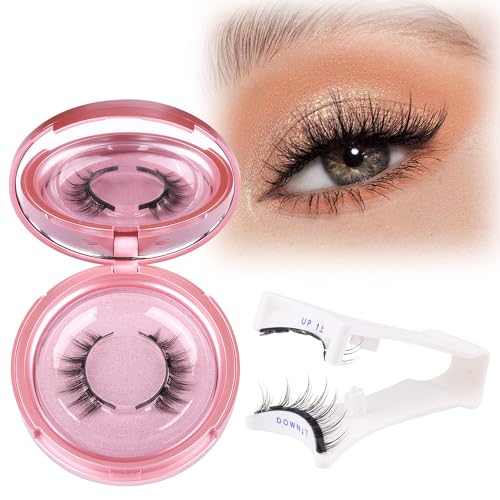 Newcally Magnetic Eyelashes Kit - Reusable No Glue Faux Mink False Eyelashes with Magnetic Applicator for Natural Manga Look | Perfect for Daily Wear, Special Occasions & Makeup Enthusiasts