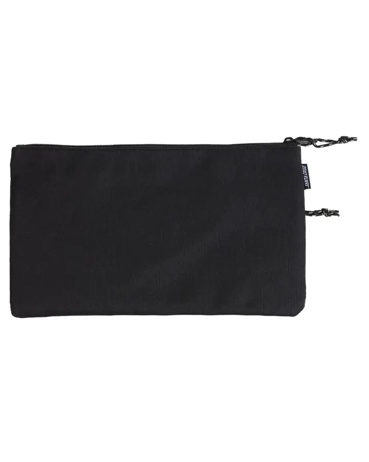 Santa Cruz Classic Strip Dual Zip Pencil Case - Stylish School & Office Organizer for Pens, Markers & Art Supplies - Perfect for Students, Artists & Professionals