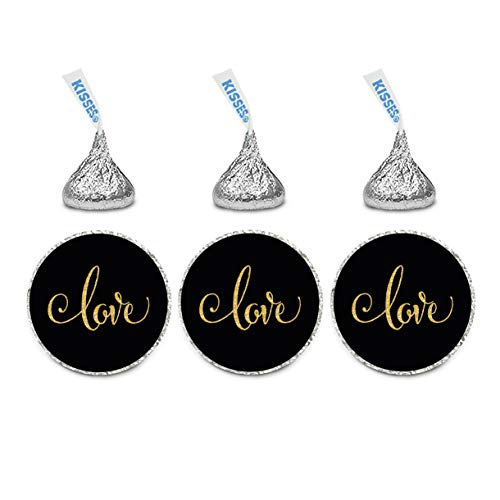Love Black Gold Glitter
