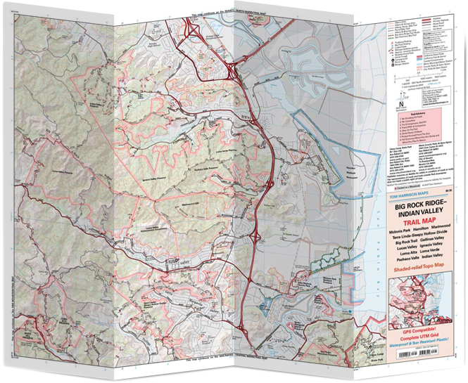 Big Rock Ridge Indian Valley Hiking Map - Detailed Topographic Trail Guide for Outdoor Adventures & Camping Trips | Perfect for Hikers, Backpackers & Nature Explorers