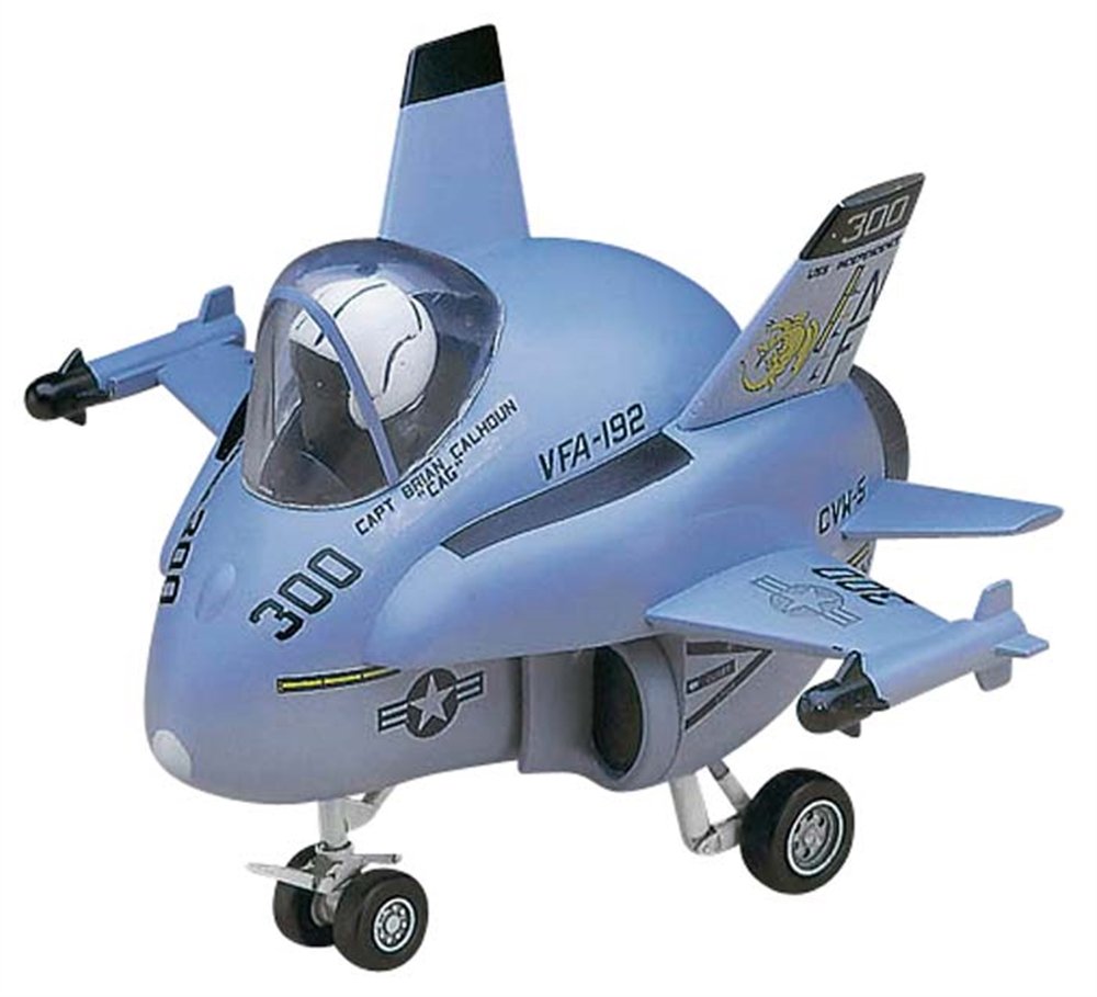 Hasegawa FA-18 Hornet Egg Plane Model Kit - 1/48 Scale Military Aircraft Building Set for Collectors & Hobbyists - Perfect for Display, Gifts & DIY Projects