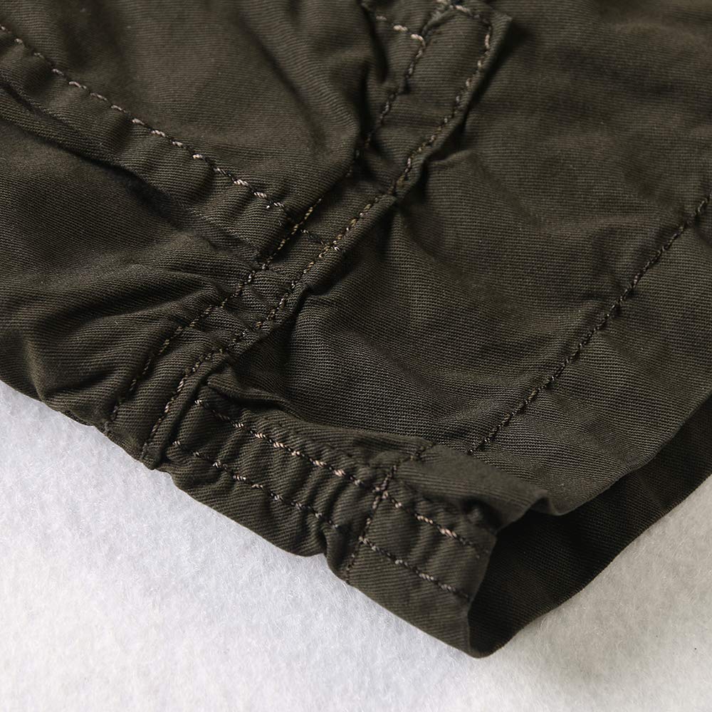 OCHENTA Men's Lightweight Cargo Shorts - Breathable Cotton Casual Shorts with Multiple Pockets | No Belt Needed | Perfect for Outdoor Activities, Travel & Summer Wear