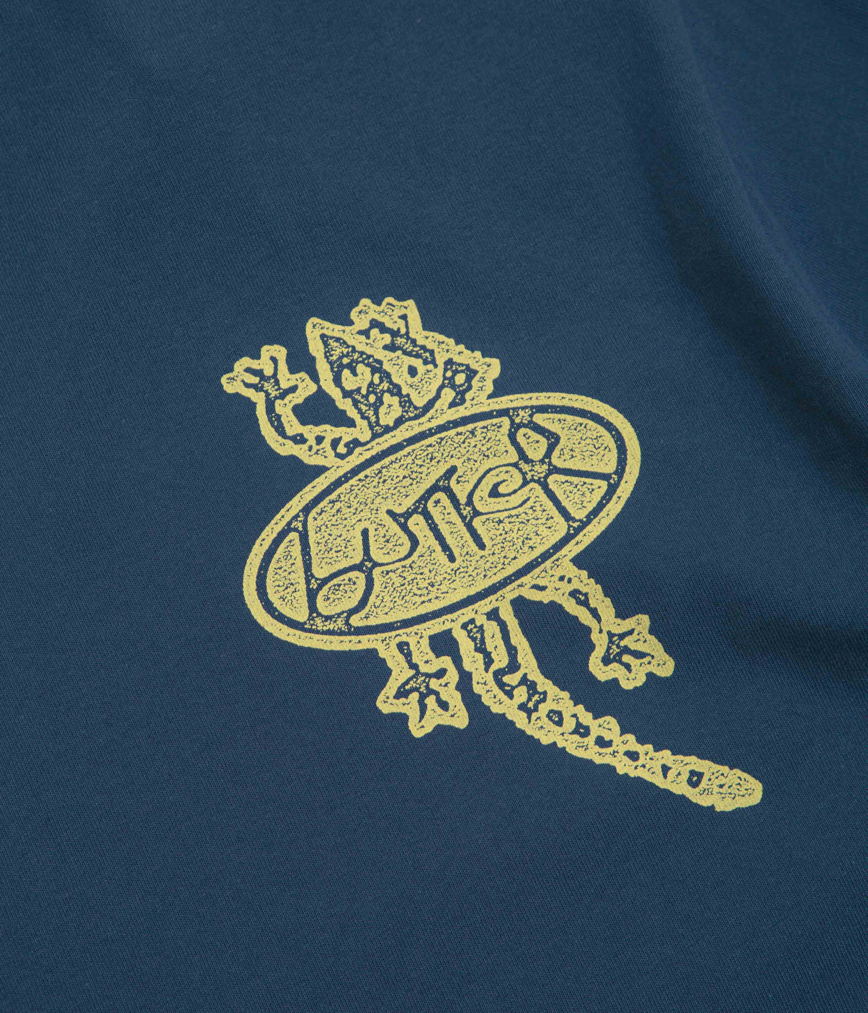 Butter Goods Wipeout Graphic T-Shirt - Vintage Denim Style Tee for Men & Women - Perfect for Casual Wear, Street Style, and Skateboarding