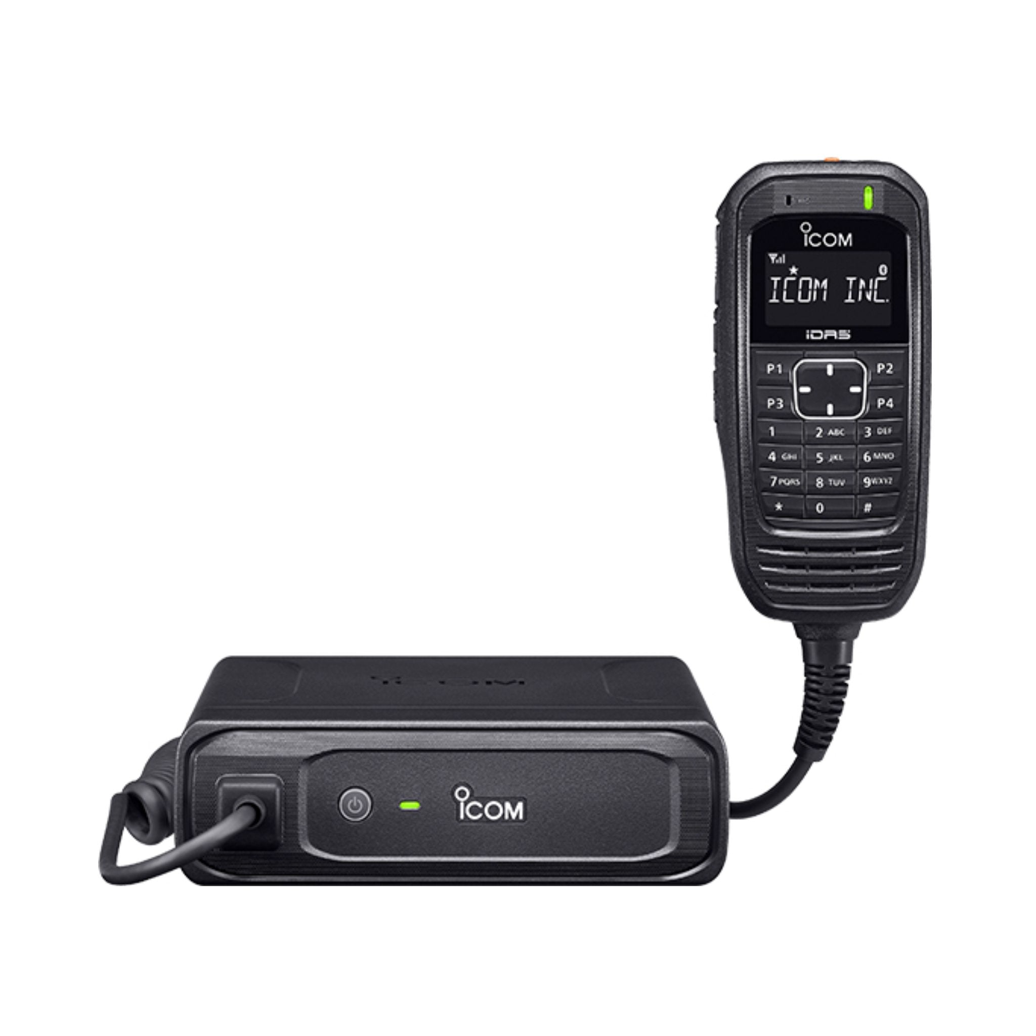 Icom F5330D Compact VHF IDAS Mobile Two-Way Radio with Commandmic | 50W High Power | Marine, Construction & Emergency Communication