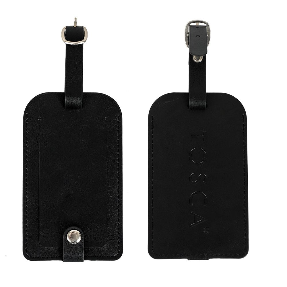 Tosca TCA017 RFID Blocking Passport Holder - Black | Secure Travel Wallet for Passport & Credit Cards | Perfect for International Trips & Business Travel