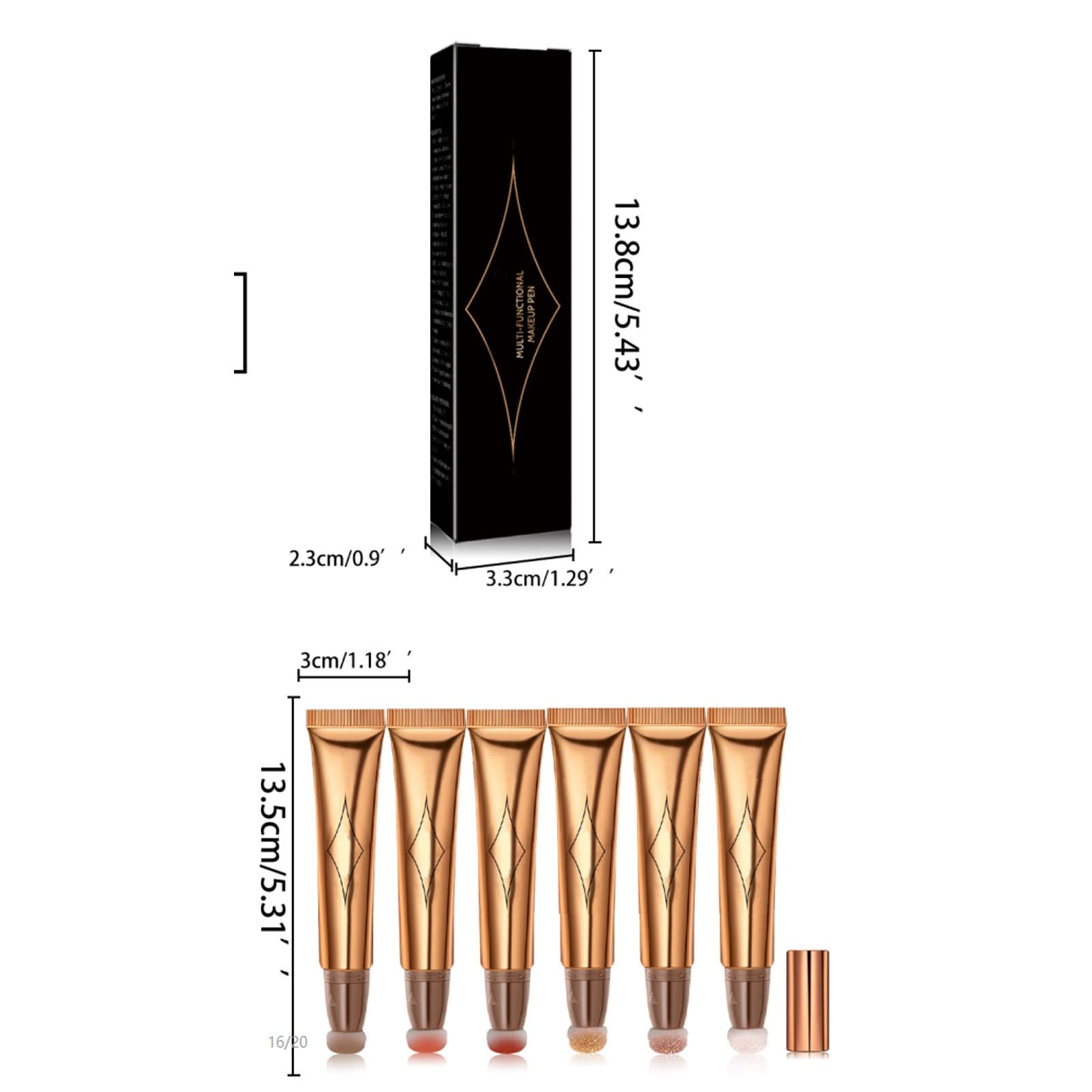 Cat Eye Concealer Stick - Creamy Highlighter & Blusher Makeup Pen for Natural Coverage | Perfect for Daily Wear, Contouring & Touch-Ups