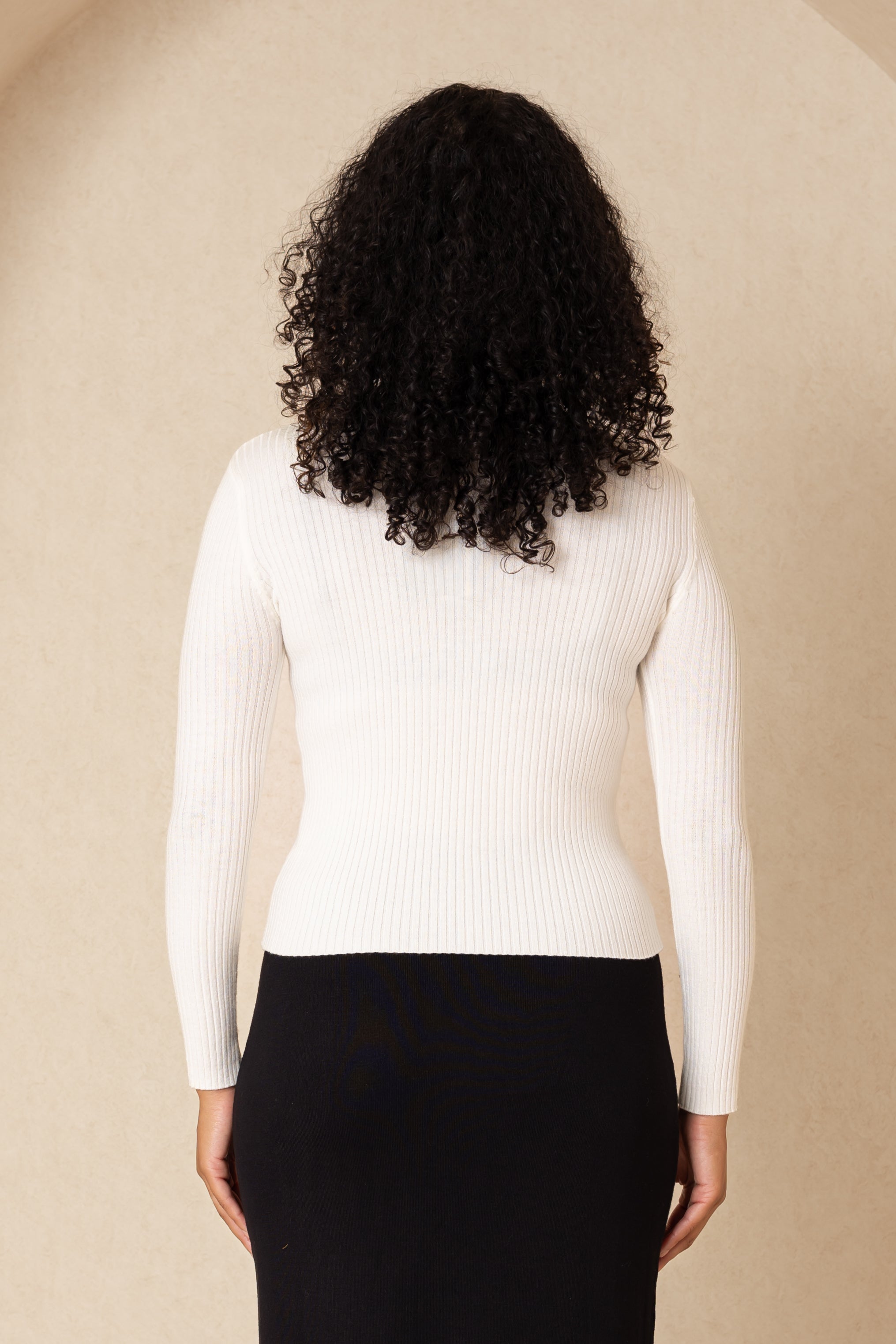 Cream Cutout Sweater Women's Knit Pullover - Trendy Off-Shoulder Jumper for Fall & Winter Fashion | Perfect for Date Nights & Holiday Parties