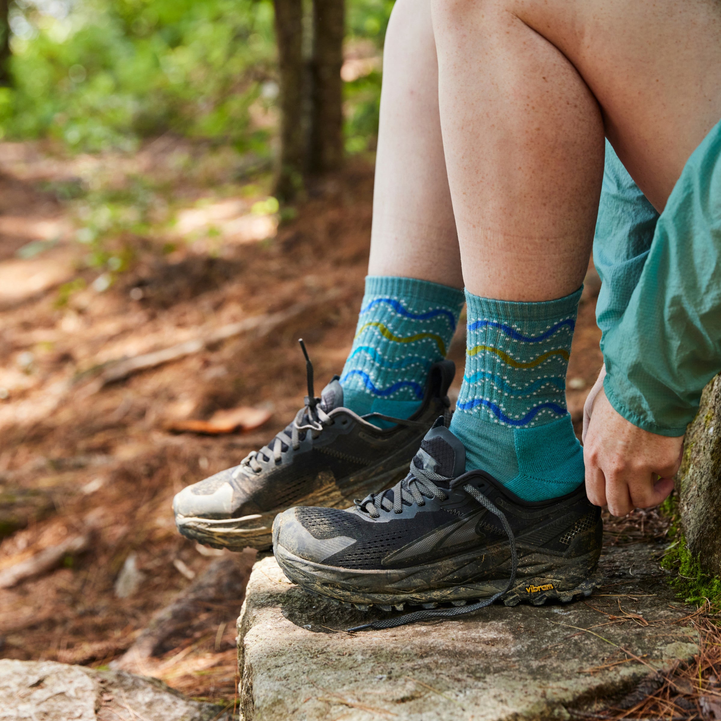 Women's Micro Crew Hiker Socks 2-Pack - Moisture-Wicking Hiking Socks for Outdoor Adventures & Daily Wear
