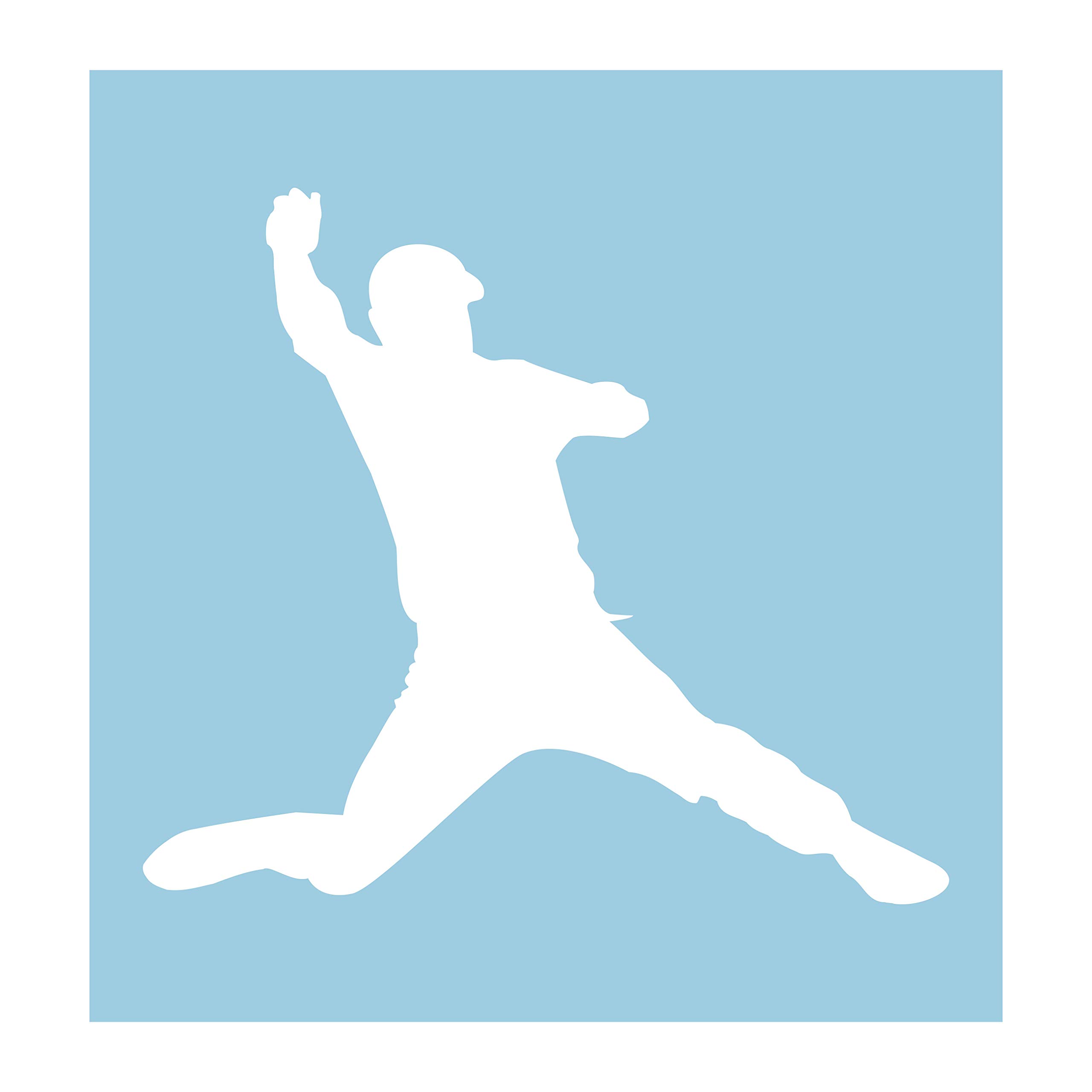 Premium Vinyl Decal Sticker for Computer, Wall, Car, MacBook - 5.2x6 inch Sports Themed Baseball Player Design - Perfect for Laptops, Water Bottles, Helmets & DIY Decor