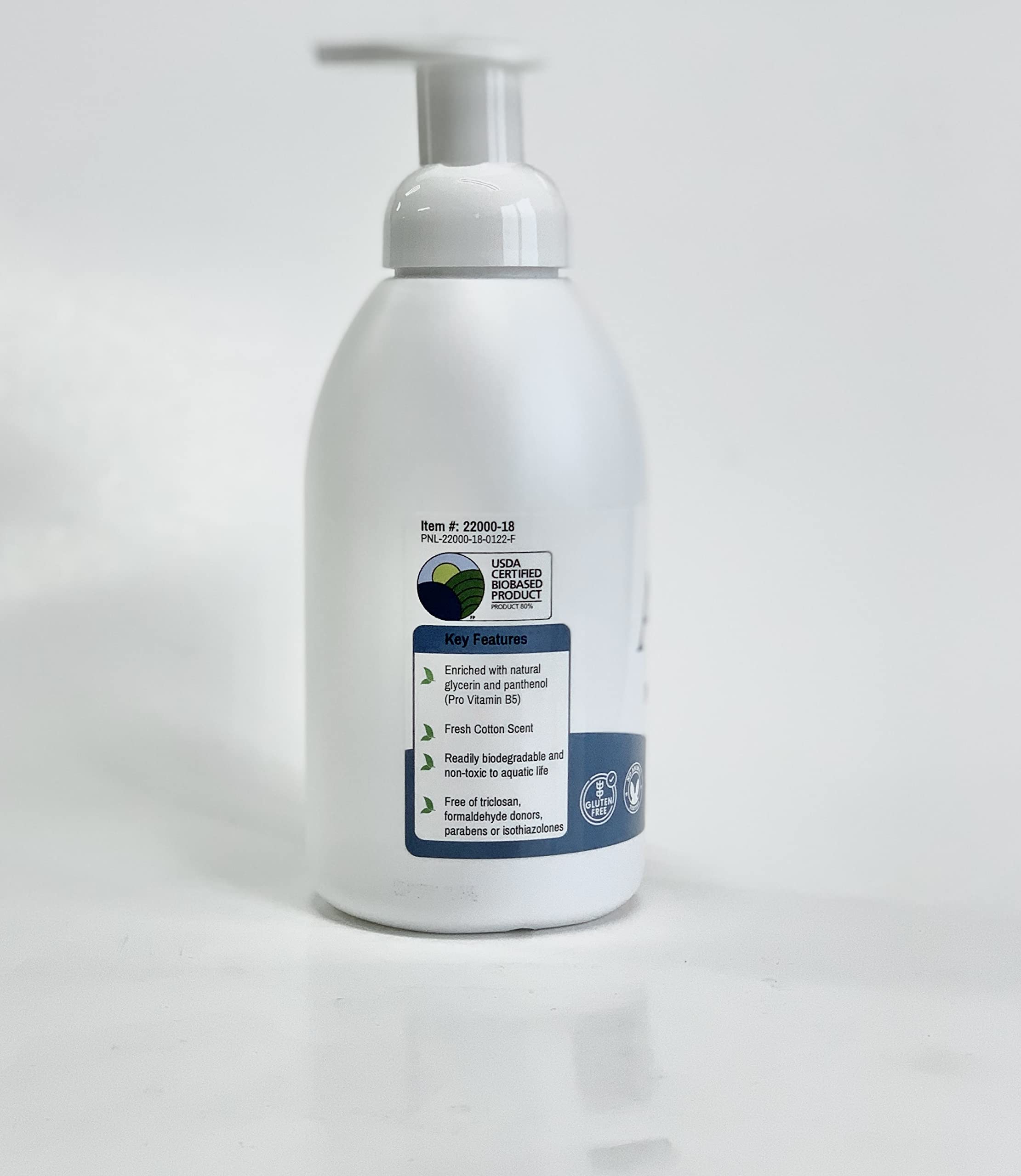 Aterra® Eco-Friendly Foaming Hand Soap Refill - 18oz Bulk Pack of 12 | Natural Plant-Based Formula for Kitchen, Bathroom & Office Use