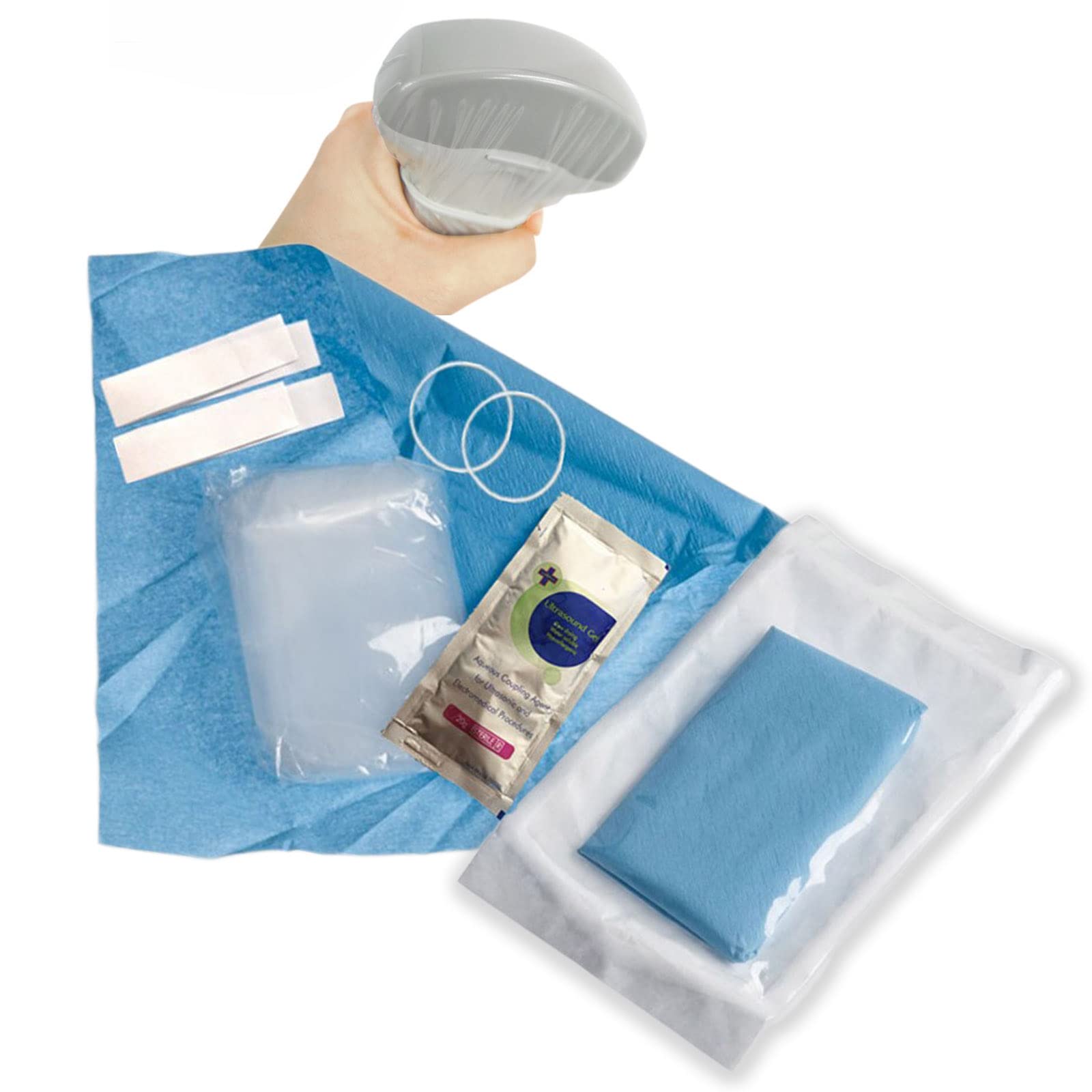 **Disposable Ultrasound Probe Cover - Latex-Free Sterile Transducer Protector (6