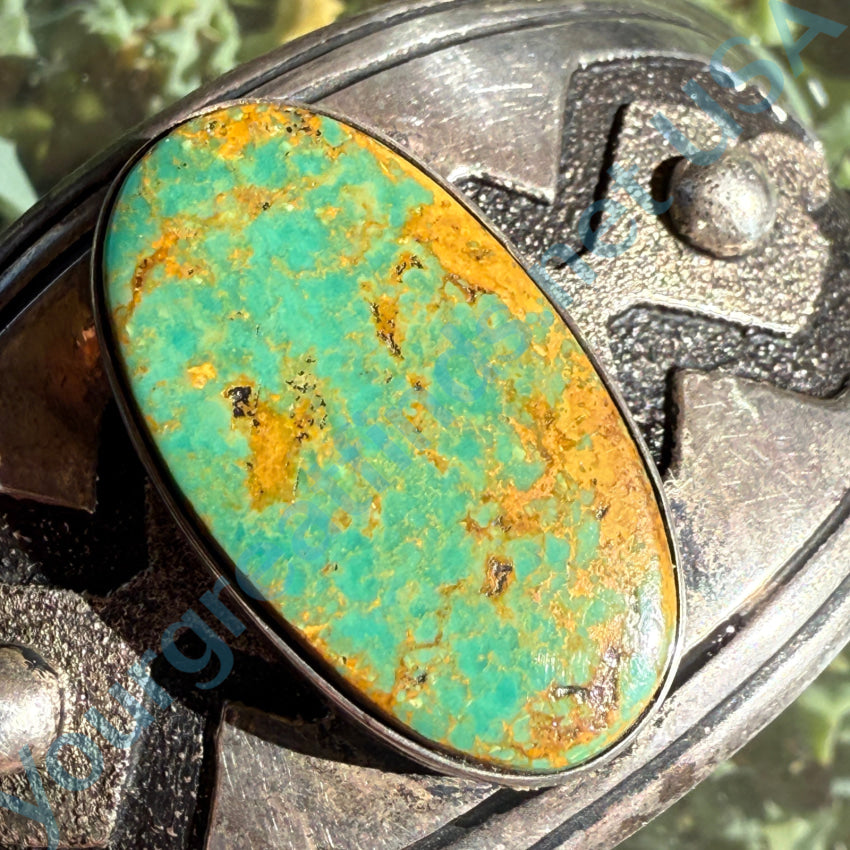 Vintage Thomas Tommy Singer Sterling Silver Turquoise Cuff Bracelet for Women - Handmade Southwest Native American Jewelry - Perfect for Boho Fashion, Gift Giving & Special Occasions