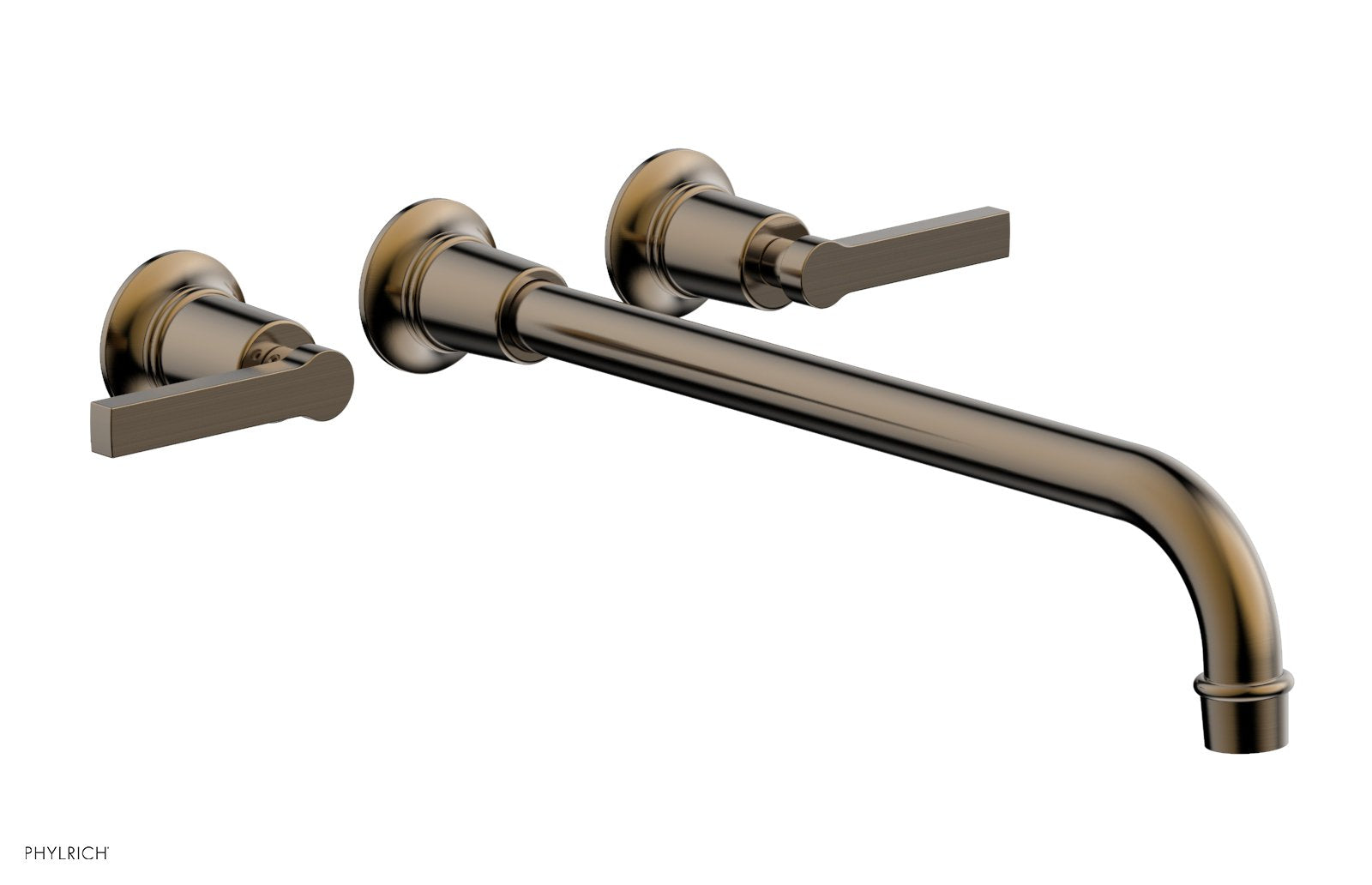HEX MODERN Wall Mount Lavatory Faucet Set with 14