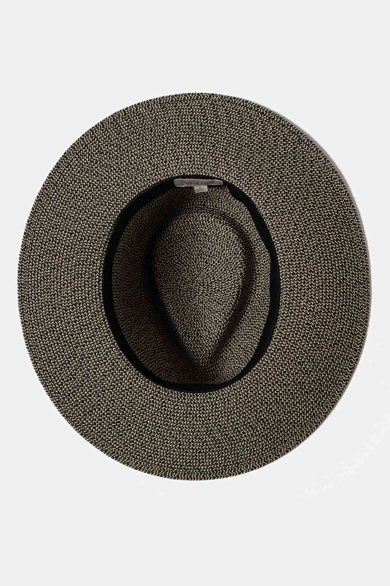 Carolina Straw Packable Travel Hat - Black/Natural - Perfect for Beach Vacations, Summer Outings & Outdoor Adventures