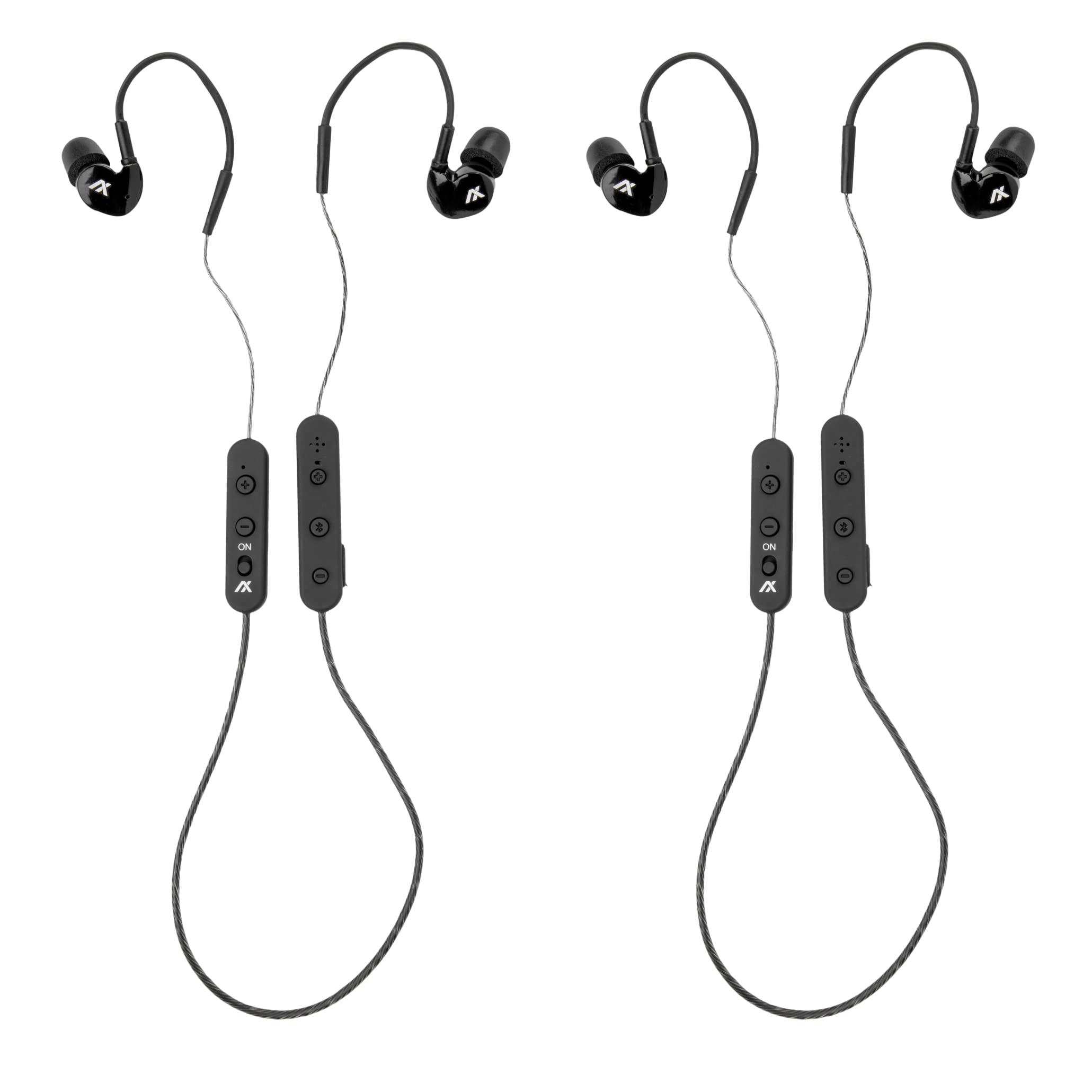 AXIL GS Extreme 2.0 Bluetooth Shooting Earbuds 2 Pack - Noise Cancelling Ear Protection with Hearing Enhancement & Dynamic Speakers - Perfect for Shooting Ranges, Hunting, and Outdoor Sports Activities