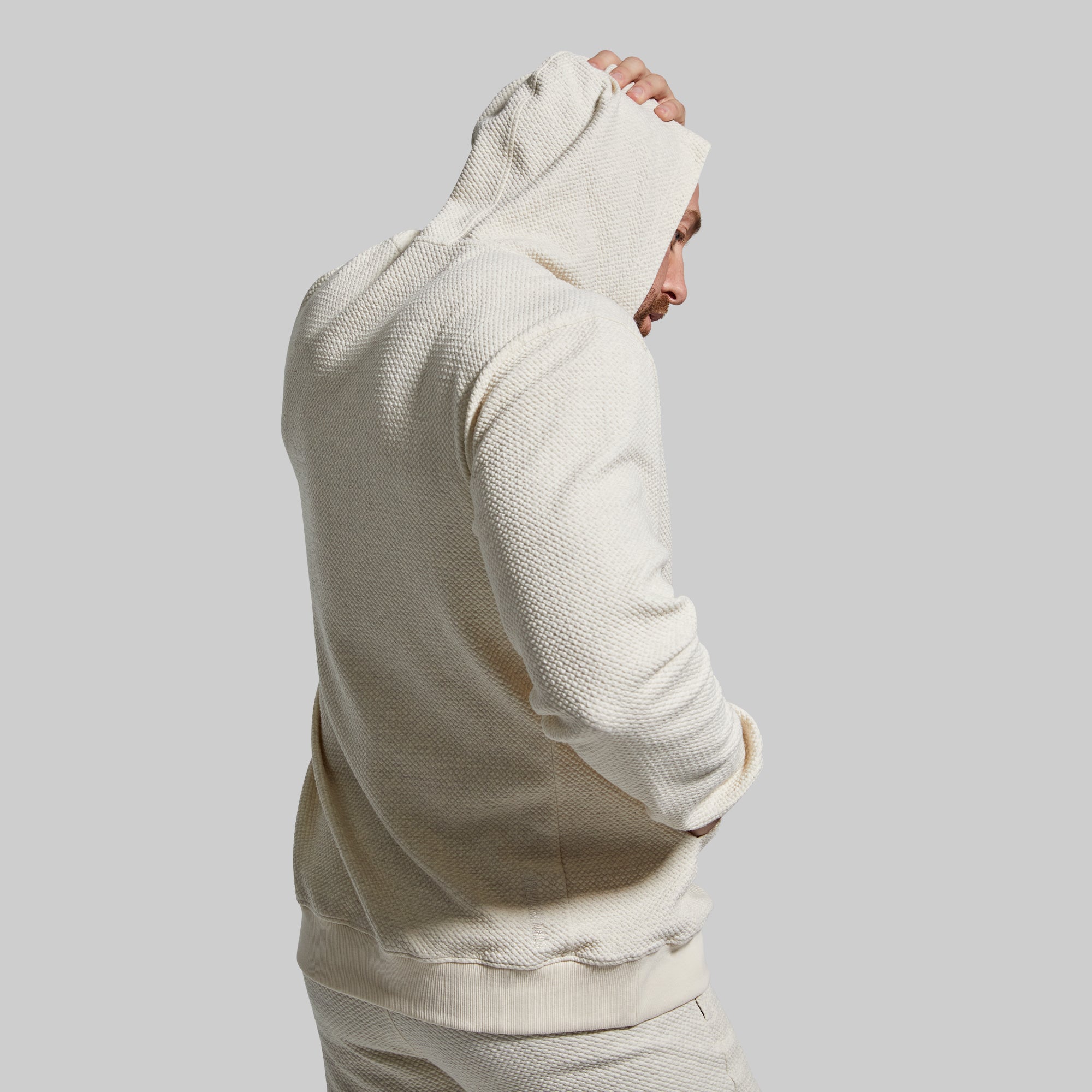 Men's Cloud Hoodie - Soft & Comfortable Heather Oatmeal Pullover Sweatshirt for Casual Wear, Gym & Outdoor Activities