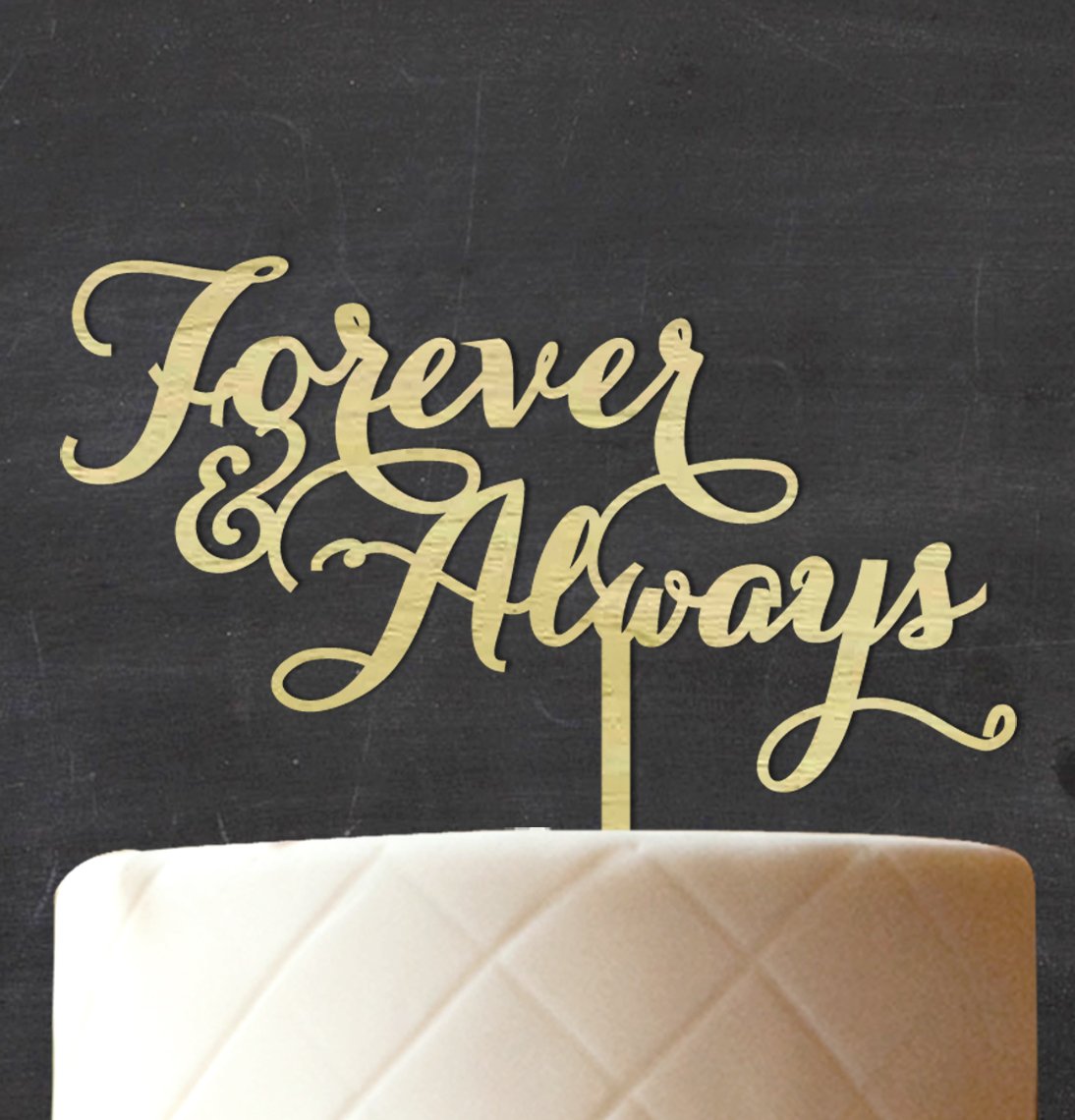 Personalized Rustic Wooden Wedding Cake Topper - Custom Engraved 8-9 Inch Cake Decoration for Anniversary, Bridal Shower & Romantic Celebrations