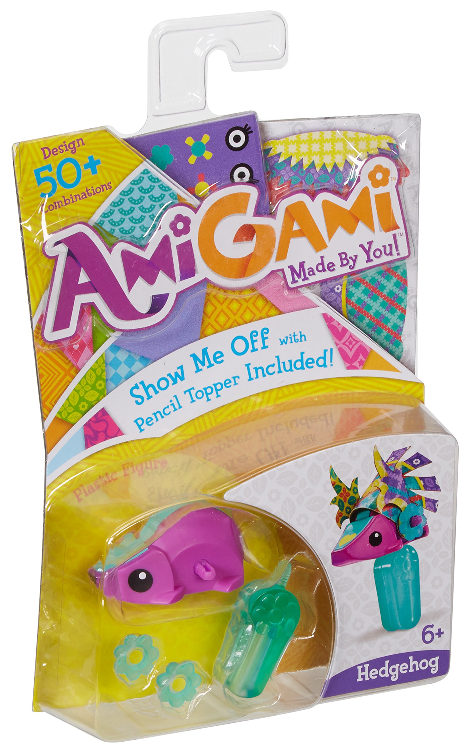 Mattel AmiGami DIY Mini Figure - Cute Hedgehog Craft Kit for Kids | Creative Arts & Crafts Gift for Boys & Girls | Perfect for Birthday Parties, Classroom Activities & Family Bonding Time