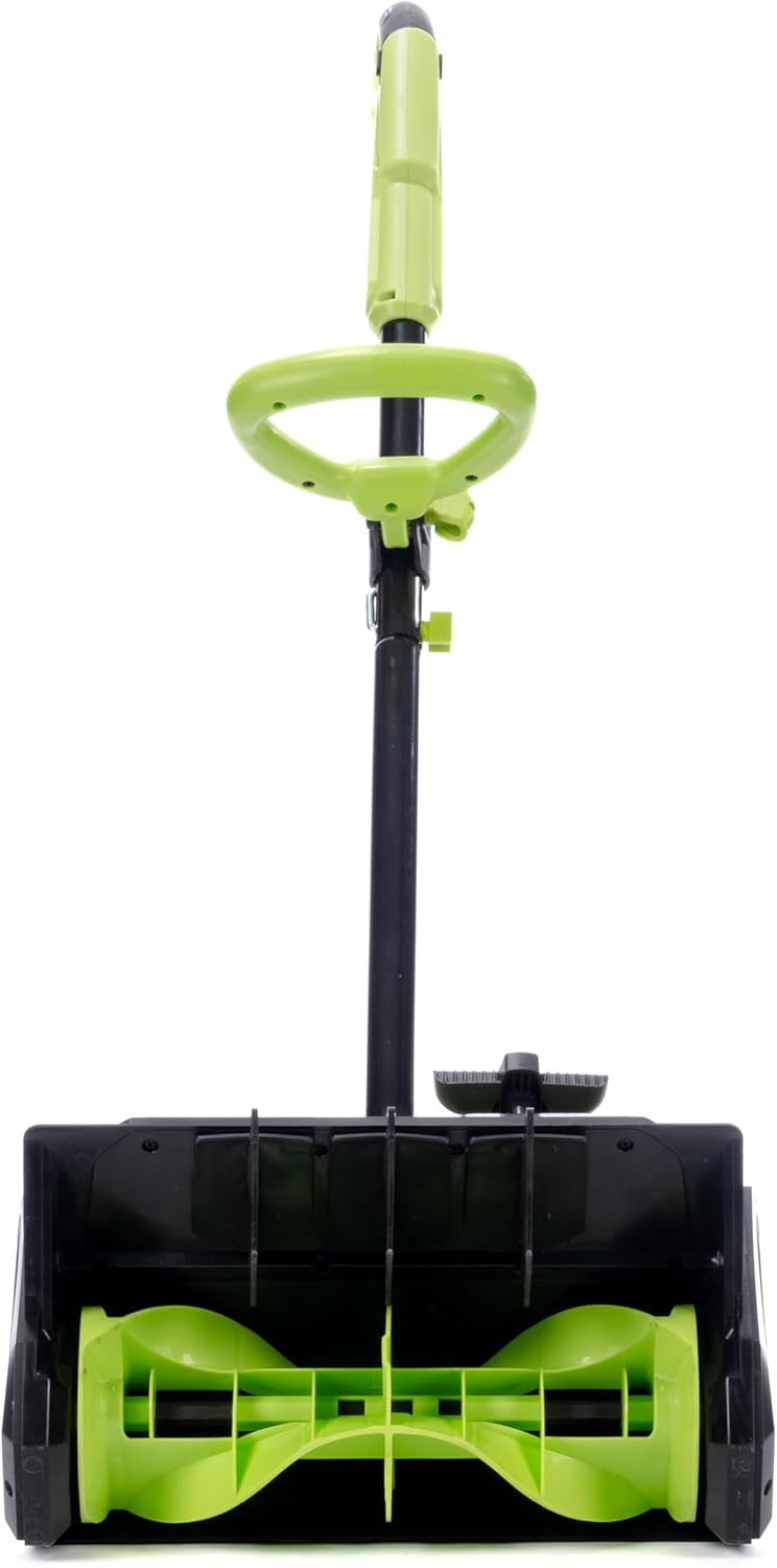 Earthwise SN722016 16-Inch Cordless Electric Snow Thrower - 2x20V Battery Powered, Lightweight & Quiet for Driveways, Sidewalks & Small Areas