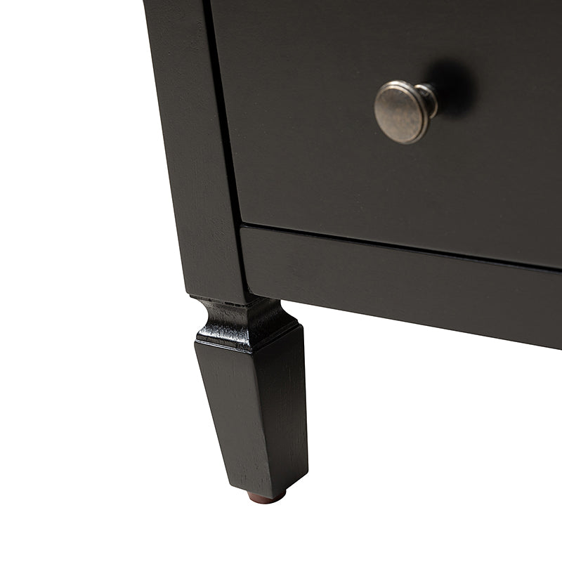 Grace 2-Drawer Nightstand with USB Charging Ports & Power Outlets - Modern Bedside Table for Bedroom, Living Room & Office Use