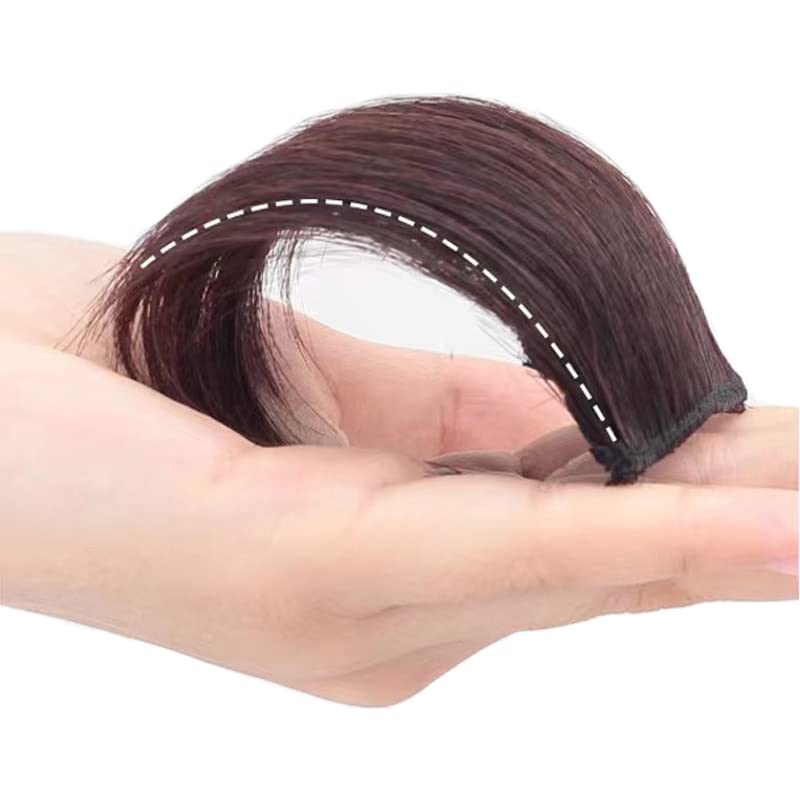 BowieMall Clip-In Human Hair Extensions - Silky Straight Double Weft Hairpiece for Thinning Hair | Invisible Hairpins for Added Volume | Natural Black Color | Perfect for Daily Wear, Parties & Special Occasions