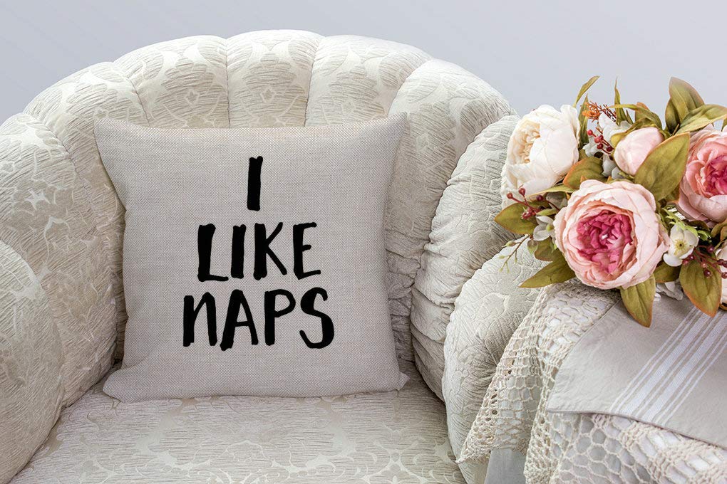 SSOIU Farmhouse Decorative Throw Pillow Covers 18x18 Inches - Soft Square Cushion Covers for Sofa, Bed & Home Decor - Perfect for Living Room, Nursery & Cozy Naps