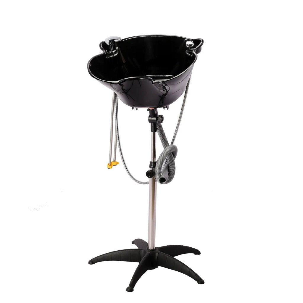 Adjustable Salon Shampoo Bowl with Hair Wash Basin & Accessories - Professional Hair Washing Sink for Salon, Spa & Home Use