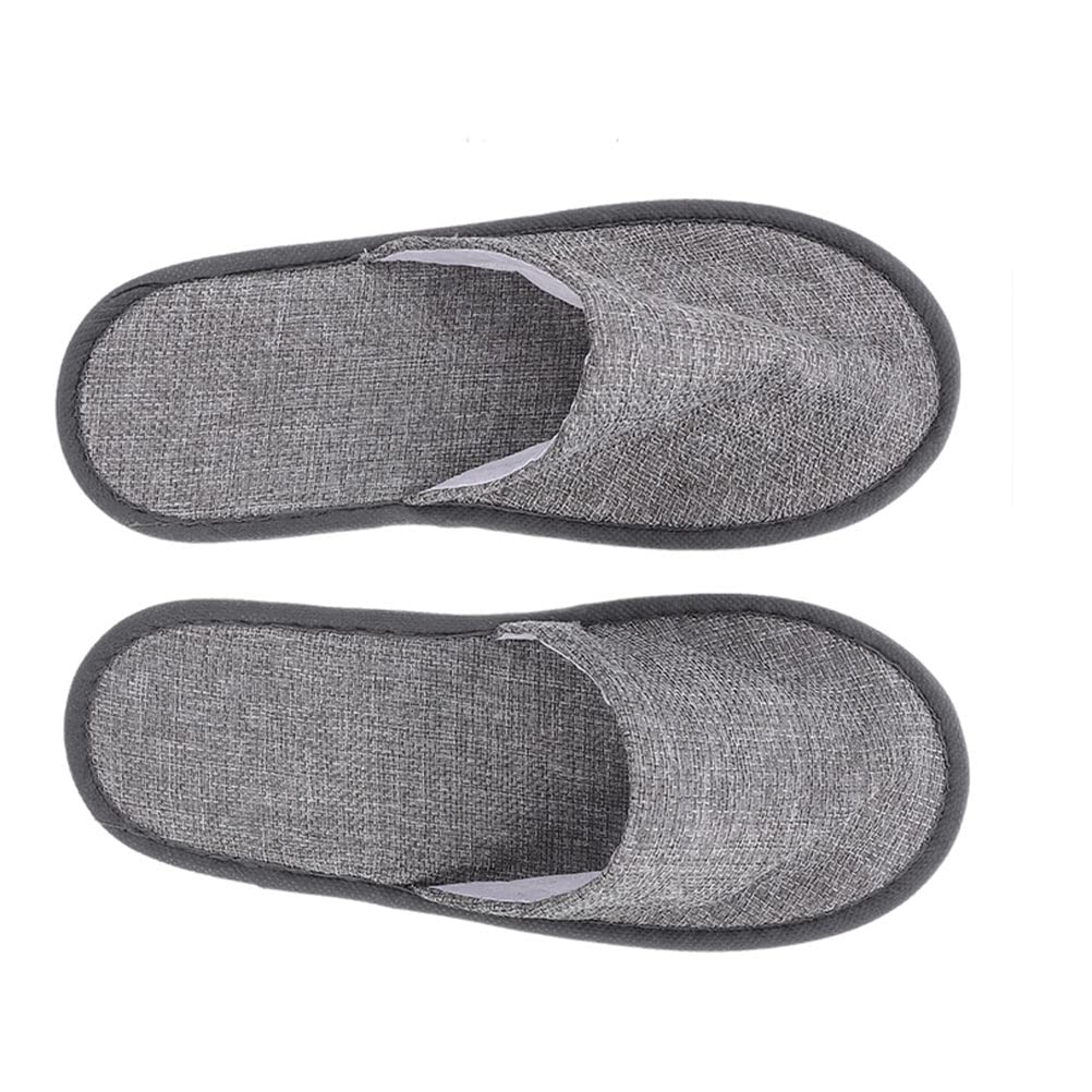 Healifty 1 Pair Disposable Slippers for Home & Guests - Soft & Comfortable Spa Slippers for Manicure Pedicure Salon Use - Perfect for Hotels, Spas & Nail Salons