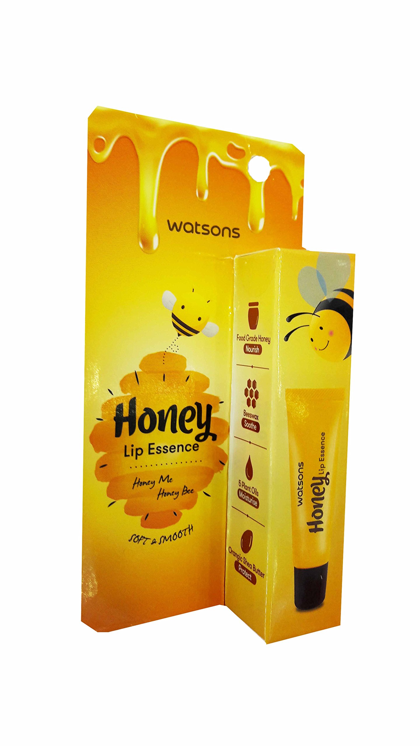 Watsons Honey Lip Essence - Honey Me Honey - 10g Pack for Soft & Smooth Lips | Perfect for Dry Lips, Night Care & Daily Hydration