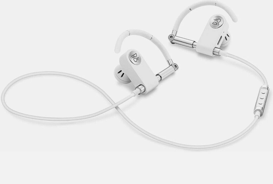 Bang & Olufsen Earset Wireless Headphones - Premium Sound, Comfort Fit, Bluetooth 5.0 (White) - Perfect for Travel, Workouts & Daily Commute