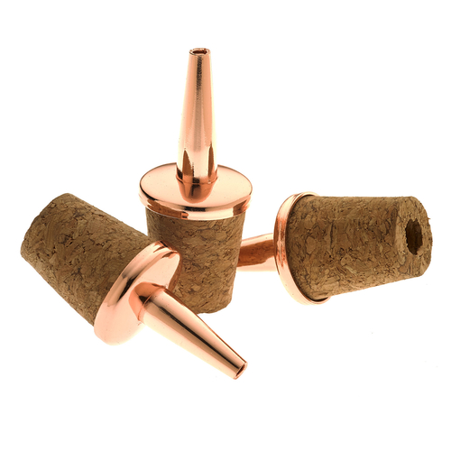 Barfly Dasher Tops Copper - Set of 3 Premium Cocktail Stirrers for Mixing Drinks - Perfect for Bartenders, Home Bars & Cocktail Enthusiasts