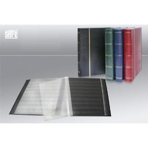 Premium Stamp Collecting Album - 32 Black Pages Stock Book for US Stamps | Organize & Display Your Stamp Collection | Perfect for Hobbyists & Collectors