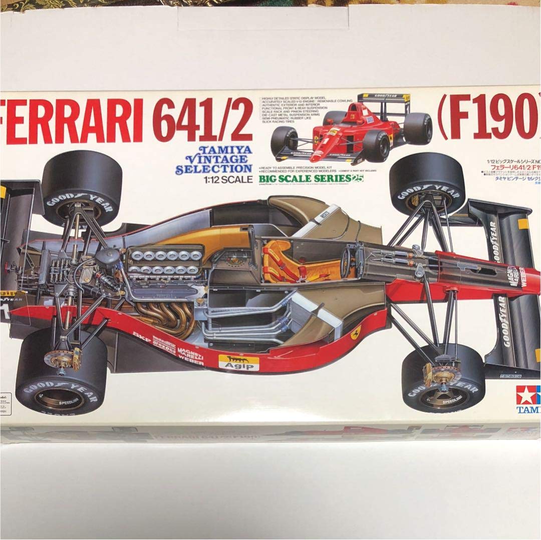 TAMIYA 1/12 Scale Ferrari 641/2 F190 Model Kit - Vintage F1 Racing Car Collection for Display & Gifts
