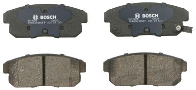 Bosch BP1008 Premium Disc Brake Pads - High Performance Brake Pads for Cars, Trucks & SUVs | Quiet & Durable Friction Material | Perfect for City Driving, Highway Commuting & Mountain Roads