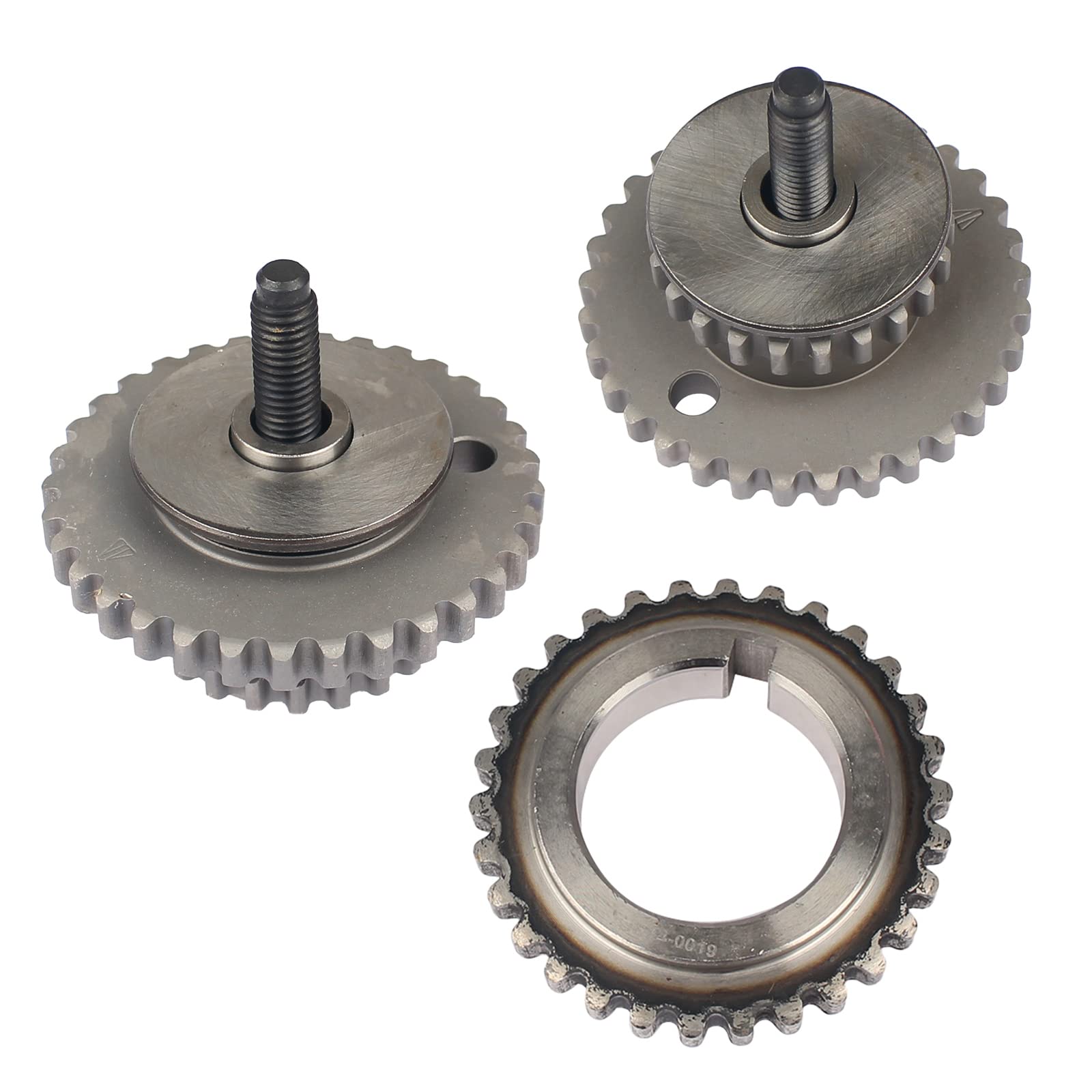 Autoround 9-0753S Engine Timing Chain Kit with Chain Tensioner, Guide Rail & Sprocket - Compatible with Chevy, GMC, Cadillac, Buick, Pontiac (Malibu, Equinox, Impala, Colorado, Traverse, Acadia, Terrain, CTS) 2.8L 3.0L 3.6L - Perfect for Engine Repair & Maintenance
