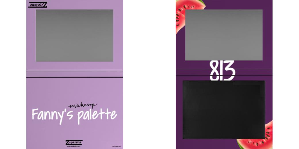 Custom Extra Large Z Palette - Magnetic Makeup Palette for Eyeshadows & Blush - Perfect for Professional Artists & Travel Makeup Organizer