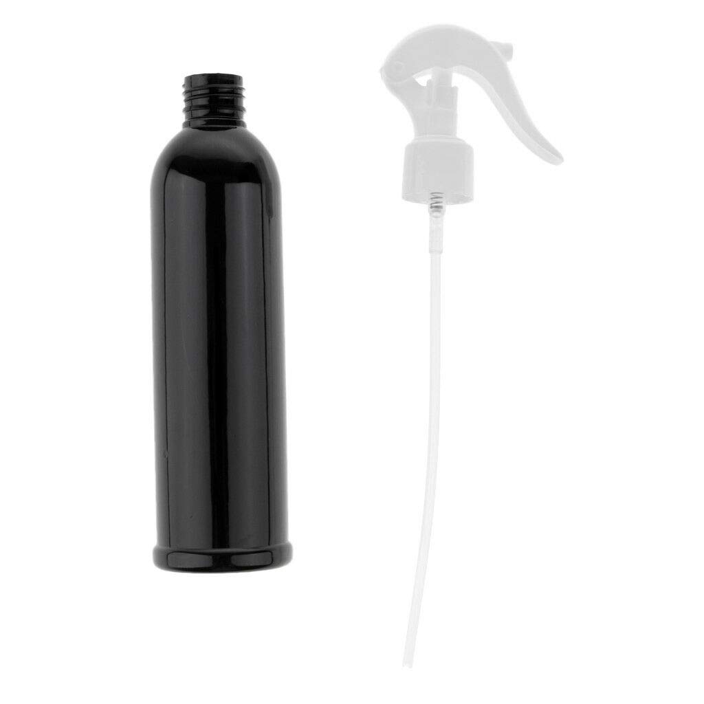 2 Pack Black 250ml Plant Mister Spray Bottle - Fine Mist Water Sprayer for Plants, Flowers, Hair Salon & Home Cleaning (Perfect for Gardening, Styling & Household Use)