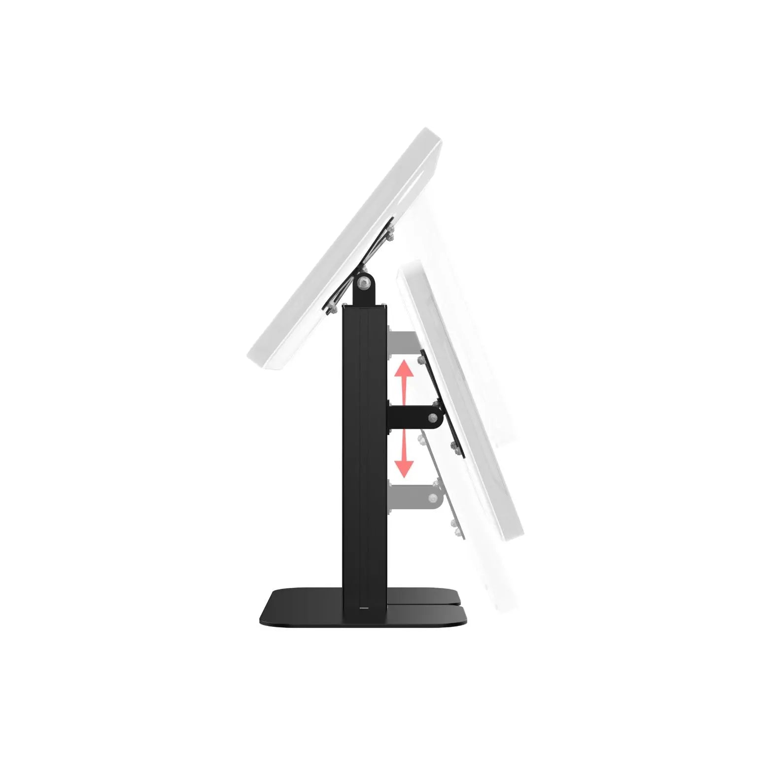 Dual VESA Compatible Table Mount for POS Systems - Adjustable Monitor Stand for Retail, Restaurant & Office Use
