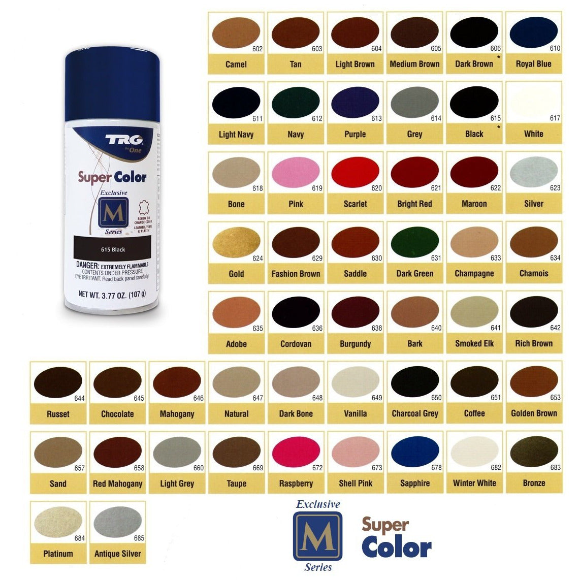 TRG Super Color Spray - M Series (3.77 oz) | Vibrant Temporary Hair Color for Parties, Halloween & Cosplay | Quick-Dry & Washable Formula