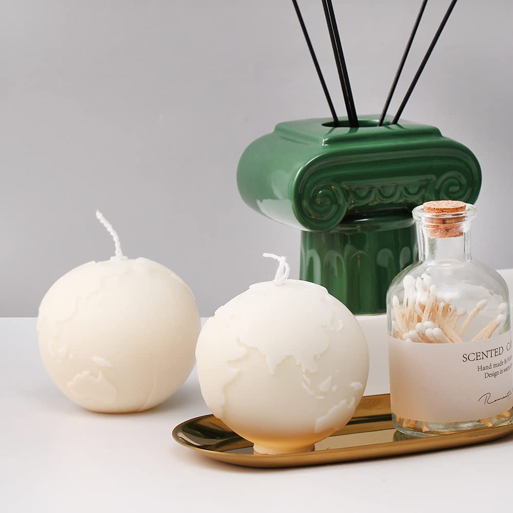 6D Moon Star Planet Silicone Candle Molds - DIY Wax, Soap, Resin & Gypsum Decor Molds for Home, Wedding & Party Decoration
