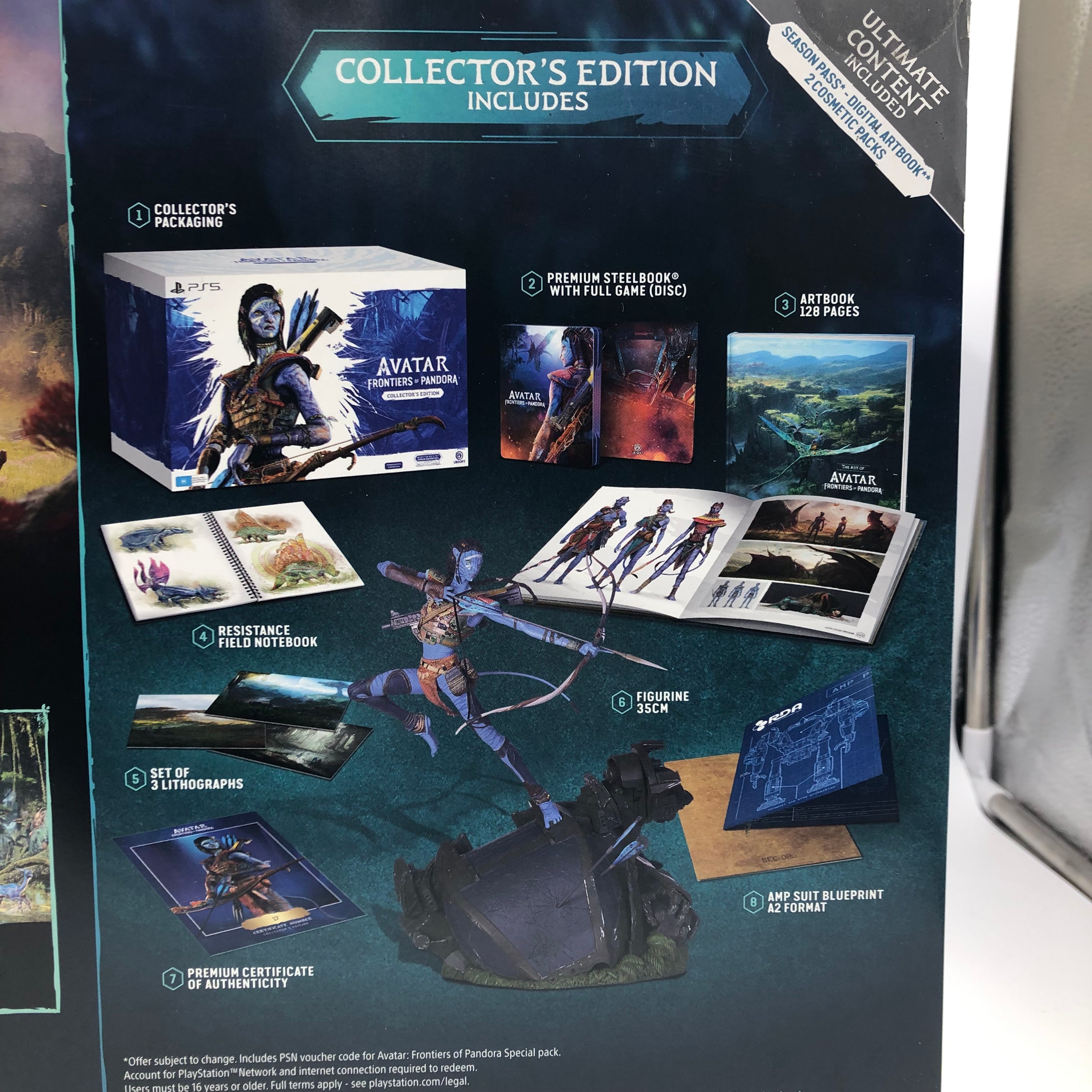 Avatar: Frontiers of Pandora Collector's Edition - PS5 Game (PlayStation 5) | Limited Edition Box Set with Exclusive Collectibles | Perfect for Fans & Gift Giving