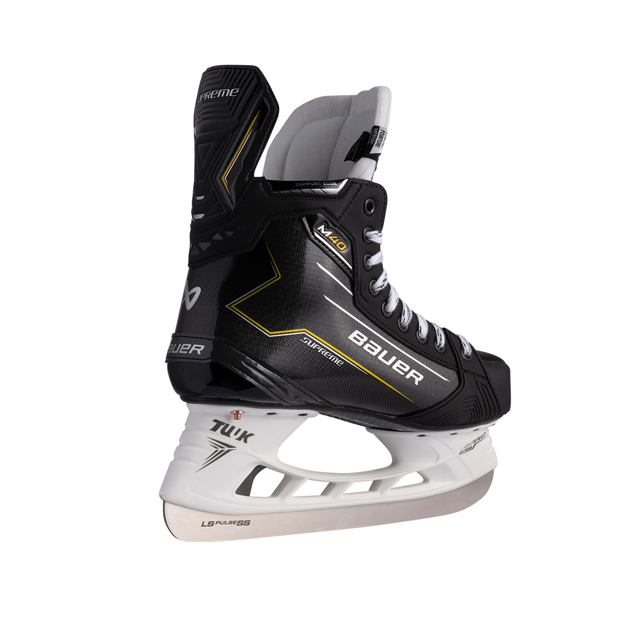 Bauer Supreme M40 Intermediate Ice Hockey Skates - High-Performance Skates for Youth & Teen Hockey Players - Perfect for Training, Games & Competitive Play